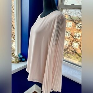 MARELLA Soft Pink Blouse with Pleated Sleeves